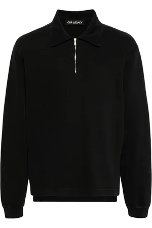 OUR LEGACY Half-zip cotton sweatshirt
