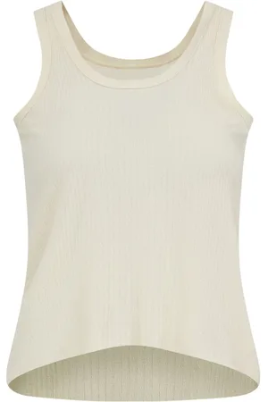 Maison Margiela Ribbed-knit vest top