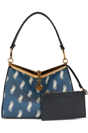 Etro Medium Vela denim shoulder bag