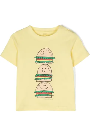 Stella McCartney Veggie Burger Stack cotton T-shirt
