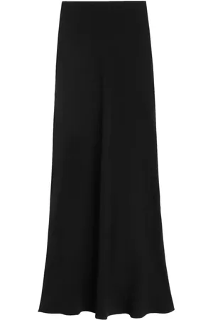 Ami Bias-cut maxi skirt