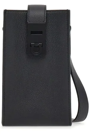 Salvatore Ferragamo Gancini-buckle leather crossbody bag