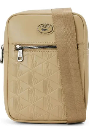 Lacoste Faux-leather messenger bag