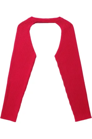 Helmut Lang Cut-out ribbed-knit jumper