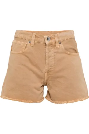 JOSHUA SANDERS Smiley-face denim shorts