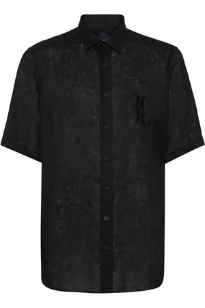 BILLIONAIRE "Linen Shirt Silver Cut LS"