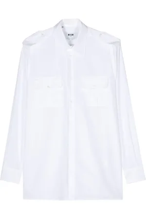 Msgm Organic-cotton poplin shirt