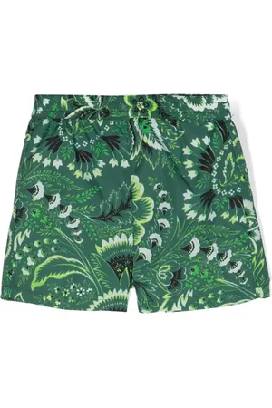 Etro Floral-print swim shorts