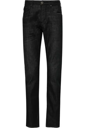 Emporio Armani Mid-rise slim-fit jeans
