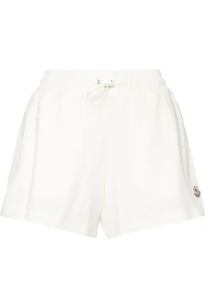 Moncler Logo-appliqué jersey shorts