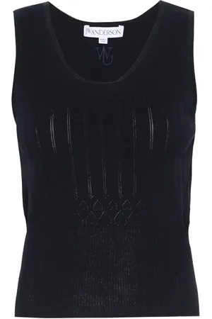 J.W.Anderson Sleeveless pointelle-knit top