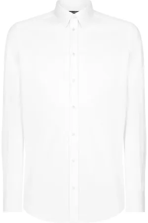 Dolce & Gabbana Long-sleeve stretch-cotton shirt