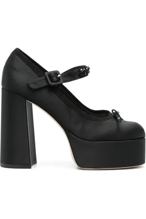 Simone Rocha 125mm heart-toe pumps