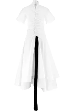 Salvatore Ferragamo Tassel-detailed midi dress