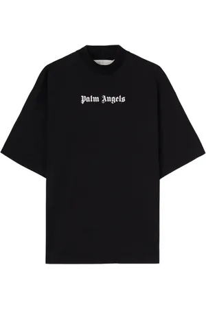Palm Angels Degradé Logo Print Cotton T-shirt White