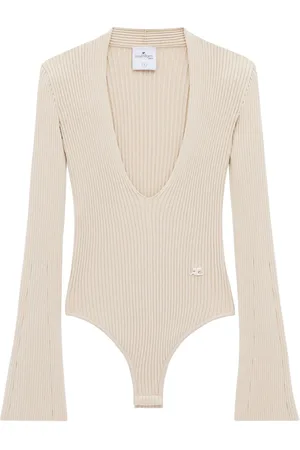 Courrèges Ribbed-knit bodysuit