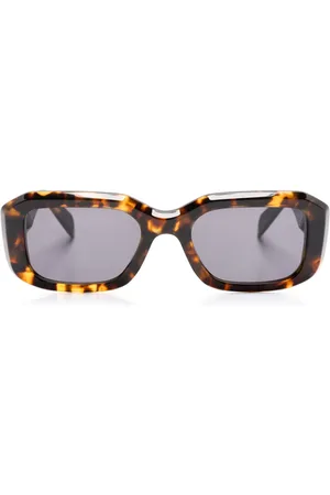 Retrosuperfuture Sagrado Burnt Havana rectangle-frame sunglasses