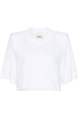Isabel Marant Zaely cotton cropped T-shirt