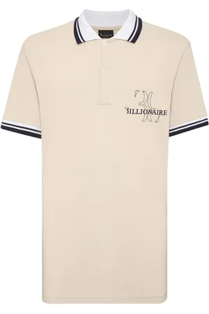 BILLIONAIRE Logo-embroidered cotton polo shirt