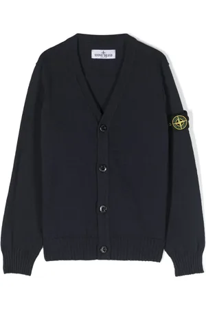 Stone Island Compass-badge V-neck cardigan
