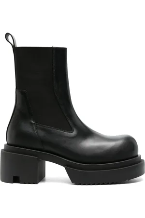 Rick Owens Beatle Bogun 60mm leather boots
