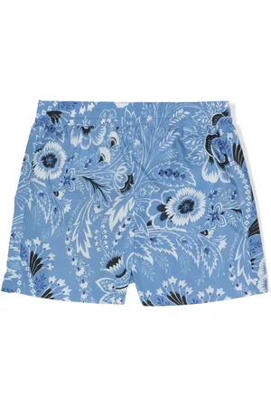 Etro Floral-print swim shorts