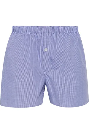 MODES GARMENTS Gingham-check cotton boxers