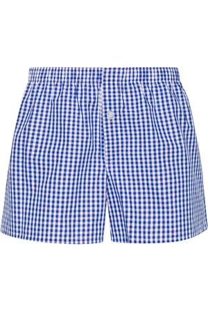 MODES GARMENTS Gingham-check cotton boxers