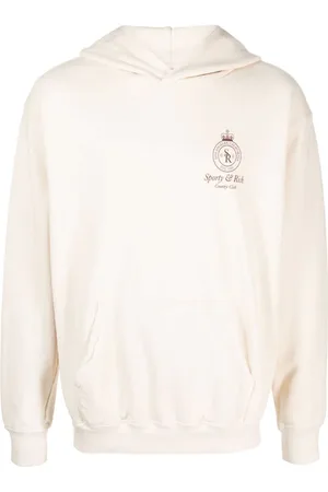 Sporty & Rich Logo-print cotton hoodie