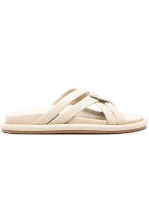 Moncler Bell interwoven-straps slides