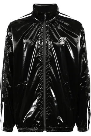 DOUBLET Patent-finish track jacket