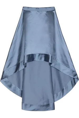 Cynthia Rowley Livia satin midi skirt
