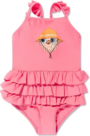 Mini Rodini Ruffle-detailing swimsuit