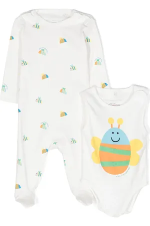 Stella McCartney Bumblebee cotton body (pack of two)