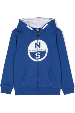 North Sails Logo-print zip-up hoodie