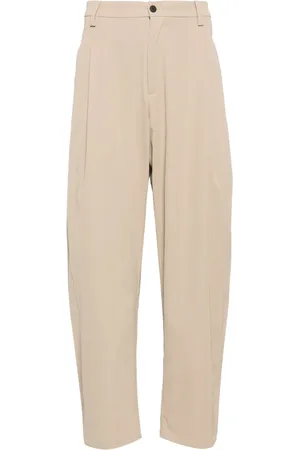CROQUIS Pleat-detailing chinos