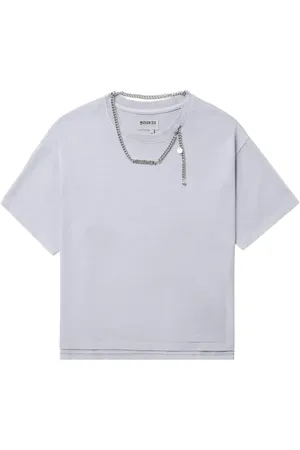 Musium Div. Chain-detail cotton T-shirt