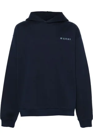 Marni Logo-print cotton hoodie