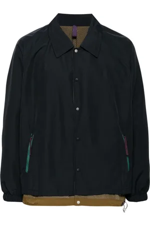 CROQUIS Spread-collar cotton-blend jacket