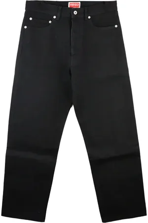 Kenzo Asagao mid-rise straight-leg jeans