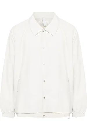 CROQUIS Spread-collar cotton-blend jacket
