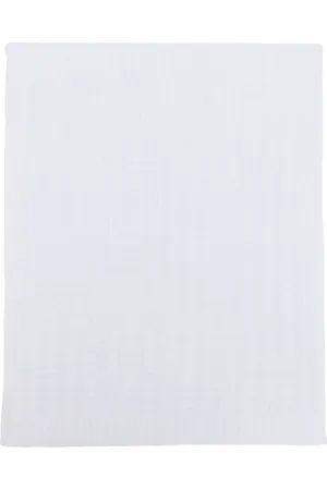 LITTLE BEAR Cable-knit cotton blanket