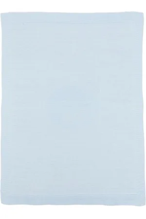 LITTLE BEAR Teddy bear-motif cotton blanket