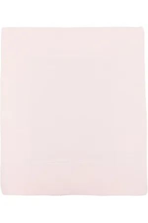 LITTLE BEAR Pointelle-knit cotton blanket