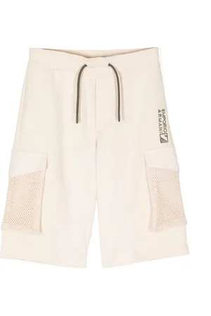 Emporio Armani Logo-embroidered drawstring shorts