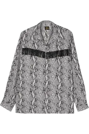 Pins & Needles Snakeskin-print shirt