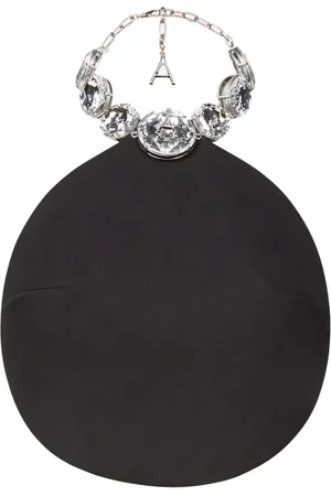 AREA Crystal-embellished wool top