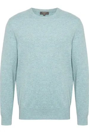 N.PEAL Oxford organic-cotton jumper