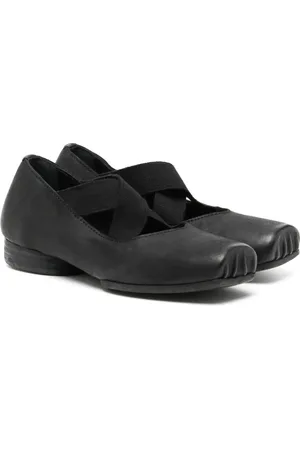UMA WANG Square-toe leather ballet pumps