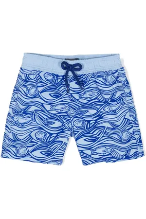 Vilebrequin Flocked fish swim shorts